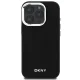 Чехол DKNY для iPhone 16 Pro Max Plain Silver Logo MagSafe, черный