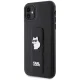 Karl Lagerfeld iPhone 11 / XR чехол Gripstand Saffiano Choupette, черный