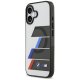 Чехол MagSafe BMW M IML Metal Buttons Tricolor Lines для iPhone 17 — серый
