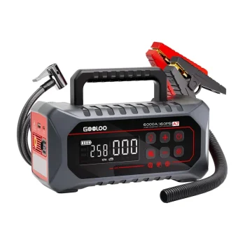 Automašīnas palaidējs ar kompresoru GOOLOO A7, 88.8Wh, 6000A, 160 PSI