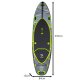Piepūšamais SUP Dēlis, 335x84x15 cm Trizand 25260 ar komplekts ar sēdekli un aksesuāriem