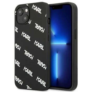 Чехол Karl Lagerfeld Allover для iPhone 13 mini, черный