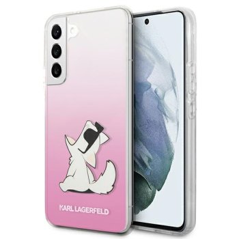 Samsung Galaxy S22+ Plus 5G (SM-S906) Karl Lagerfeld Choupette Eat Case Cover (KLHCS22MCFNRCPI), Pink | Чехол...