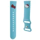 Hello Kitty Silicone Kitty Head универсальный ремешок 22мм, синий
