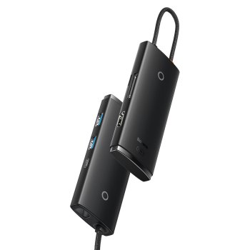 Baseus Lite Series многофункциональный USB Type-C HUB – 2 x USB 3.0 / USB Type-C PD / HDMI 1.4 /...