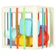 Elastic Sensory Cube - Shape Sorter with 10 Blocks