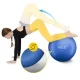 Гимнастический реабилитационный мяч 4FIZJO Reh Ball 75 см с насосом,...