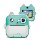 Maxlife MXPC-100 Instant Print Camera for Kids, blue