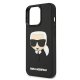 Karl Lagerfeld iPhone 13 Case 3D Rubber Karl\'s Head Black
