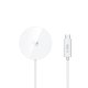 Bezvadu lādētājs Tech-Protect A50 MagSafe 25W Balts | Wireless Inductive Charger