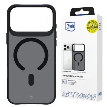 Чехол 3Mk Protection для iPhone 17 Pro Smoke MagCase, дымчатый черный