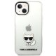 Karl Lagerfeld Choupette Body vāciņš iPhone 14 Plus - Caurspīdīgs