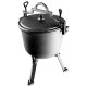 Gotel Q43M Cast Iron Hunter\'s Cauldron 8L