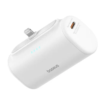 Baseus Compact IP Power Bank 5000mAh 20W, White
