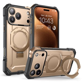 Supcase UB Grip Mag MagSafe maciņš iPhone 17 Pro - zelta krāsā | Phone Case Cover Gold