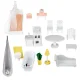 Деревянный кукольный домик XXL Ecotoys Rezydencja Pudrowa