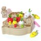Деревянная развивающая игра Bakalu Зайчик и морковки KZ0961