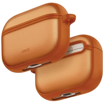 Uniq Veren maciņš austiņām AirPods Pro 3, oranžs (Sunset Ember)
