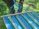 Dārza Mājas Vienvietīgs Šūpuļtīkls ar Koka Stieni - 200x80 cm | Garden Hammock