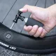 Rockbros CO₂ velosipēda sūknis, Presta un Schrader uzgalis, melns