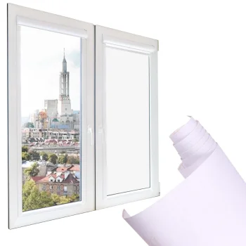 Pašlīmējošā matēta privātuma plēve logiem rullī 1,22x50m