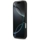 DKNY iPhone 17 Pro vāciņš ar atkārtotu tekstūras rakstu un tonālu svītru – melns | Phone Case Cover