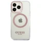 Apple iPhone 13 Pro 6.1\'\' Guess Metal Outline Magsafe Case Cover, Pink | Чехол Кейс Бампер...