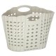 Collapsible Laundry Basket with Handles, Grey