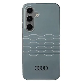 Audi IML Geometric Pattern vāciņš priekš Samsung Galaxy S24 S921, pelēks