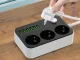 Pagarinātājs ar 6 USB portiem un 3 ligzdām, 2m vads