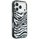 Чехол Karl Lagerfeld IML Signature Zebra Glitter MagSafe для iPhone 17/18 Pro Max, Gold