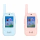 Kids Walkie Talkies with Video Call Function and Camera, 2 Pack, Blue and Pink