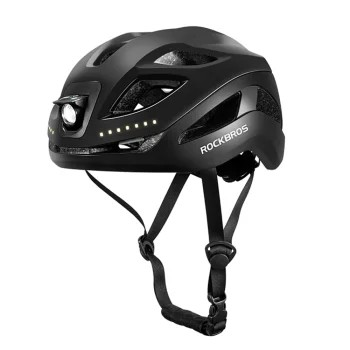 Велосипедный шлем Rockbros ZK-077 со встроенным освещением 57-61 см