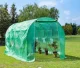 Dārza plēves siltumnīca 4x2x2 m 8 m2 UV plēve metāla karkass