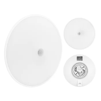 Maclean MCE537 griestu LED lampa ar PIR kustības sensoru 15W 1300lm IP54