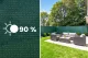 Plonos Зелёная затеняющая сетка для сада 1,5x25м 140г/м² + 50 зажимов
