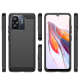 Xiaomi Redmi 12C / Redmi 11A / Poco C55 Carbon Fiber TPU Protective Case Cover, Black | Telefona Vāciņš Maciņš...