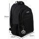 Large 45L Laptop Backpack for School Kruzzel 24526, Black