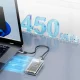 Orico TC10-MS mSATA USB-C 3.2 5Gb/s внешний корпус для диска, прозрачный