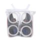 Mesh Shoe Washing Bag for Washing Machine, 28 × 27 cm, White