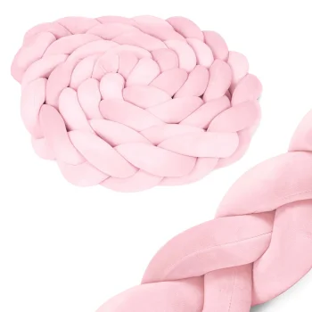 Pīta gultiņas apmale Ricokids, 3 m, rozā