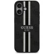 Чехол Guess 4G Printed Stripes MagSafe для iPhone 17, черный