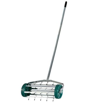 Manuālais rotējošais zāliena aerators un skarifikators 42 cm
