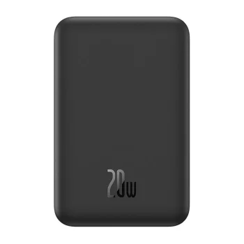 Baseus Magnetic Mini ārējais akumulators 5000mAh 20W, melns