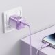 Acefast A53 PD 30W GaN USB‑C lādētājs ar displeju – violets