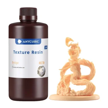 ANYCUBIC Texture Resin 3D Printer Photopolymer Resin, 1 kg, Beige