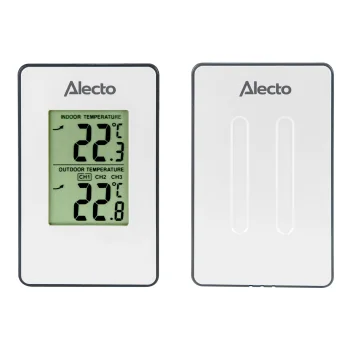 Беспроводная метеостанция Alecto WS-1050 с внешним датчиком, белая