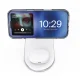 Беспроводная зарядная станция 2в1 Puro Mag Station для iPhone и AirPods, белая