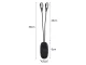 LED Piespraužama Elastīga Lasīšanas Dubultā Gaisma Lampa | Clip-on Flexible Reading Double Light Lamp