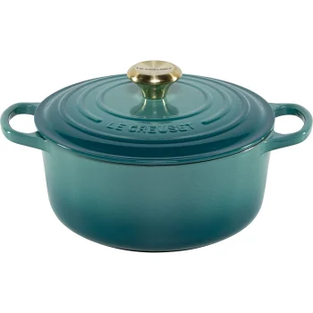 Кастрюля круглая Le Creuset Signature 24 см, Bleu Riviera